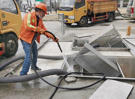 观山湖隔油池清理